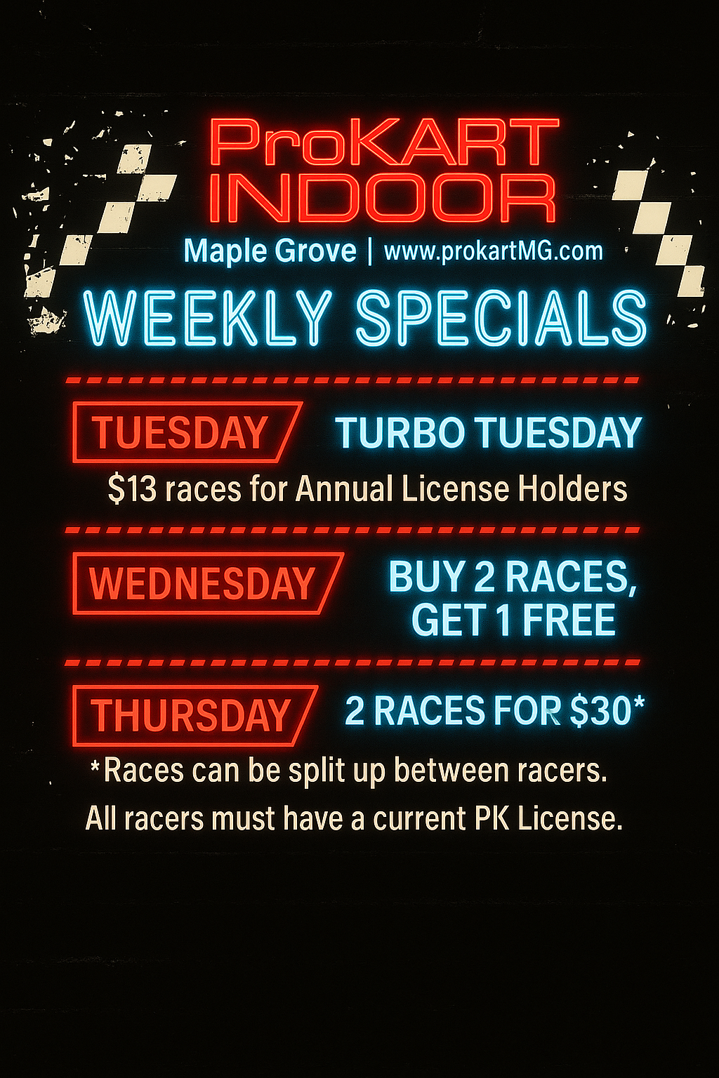 Current ProKART specials